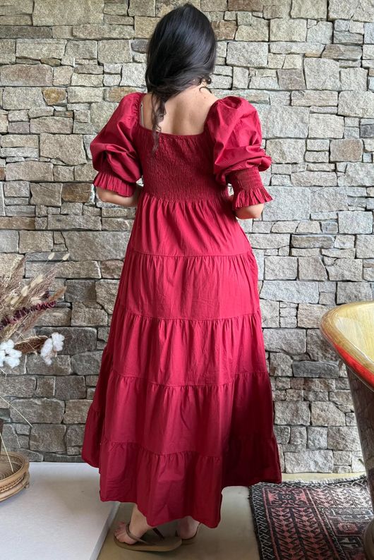 Paloma Darling Dress Sangria